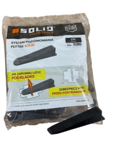 Kliny do poziomowania płytek Solid 50 sztuk na Arena.pl