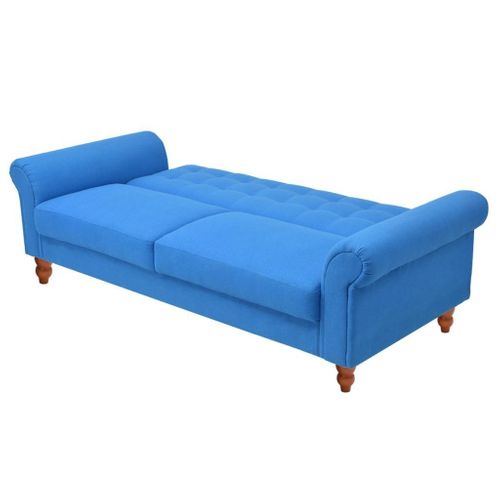 Sofa Z Niebieskiego Materiału na Arena.pl