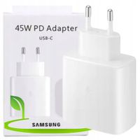 ŁADOWARKA SAMSUNG 45W EP-TA845XBEGCN 1x USB-C SUPER FAST CHARGER Biała