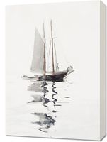 Obraz 50x70cm Szkuner, Winslow Homer Vintage do Salonu