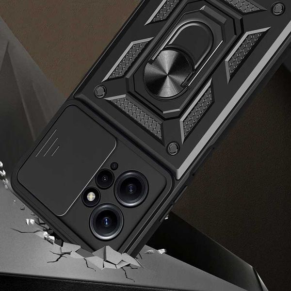 Spacecase Camring Redmi Note 12 4G Black zdjęcie 2