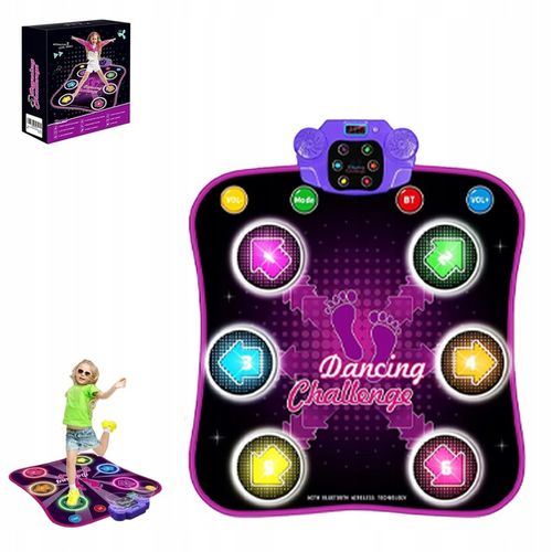 gra dla dzieci mata taneczna pianinko gra muzyczne wyzwanie 5 trybów 6 led na Arena.pl