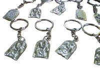 brelok metalowy  kapliczka Św.Krzysztof 10 szt