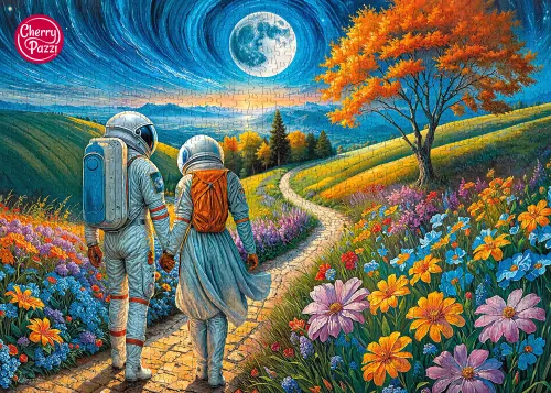 Puzzle 1000 elementów. Kosmiczna miłość 30813 na Arena.pl