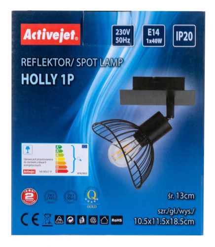 Reflektor Activejet AJE-HOLLY 1P (40 W; E14) na Arena.pl