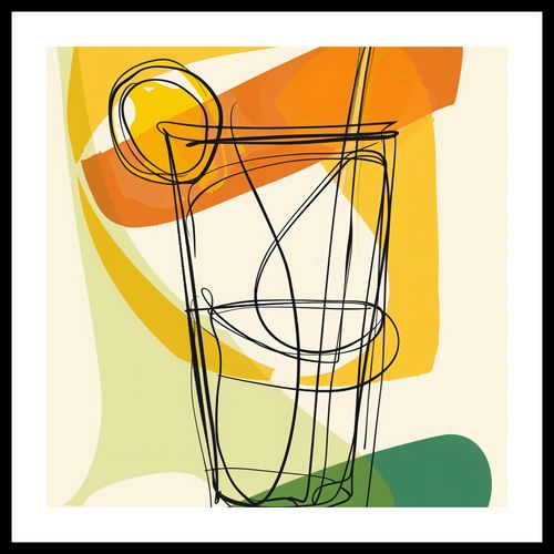 Plakat 40x40cm Koktajl Artystyczny na Arena.pl