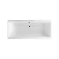 Pryzmat wanna prostokątna 170x75 cm biały połysk