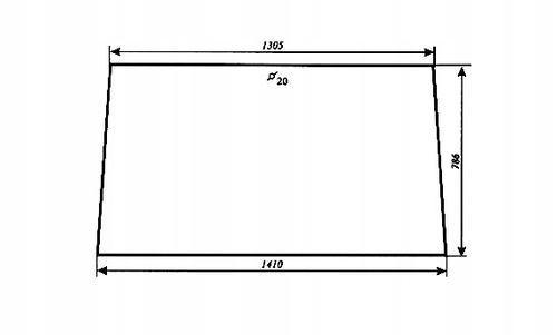 szyba tylna / przednia do ciągnika Fendt Farmer 600 LS LSA na Arena.pl
