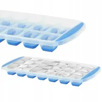 FORMA SILIKONOWA DO MROŻENIA KOSTEK LODU POJEMNIK FOREMKI DO LODU