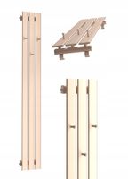 GRZEJNIK DEKORACYJNY BELLOHOOK 180x22 ZŁOTY RÓŻ