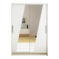 Szafa przesuwna MIAMI VIII 120cm - pojemna garderoba - BIAŁY