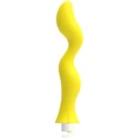 g-spot gavyn żołty - masażer do stymulacji punktu g, silikonowy, ładowalny
