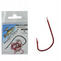 Haczyk Haczyki KAMIKAZE MEBARU Nr 4 (10szt) czerw