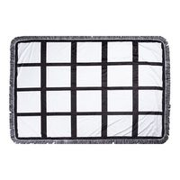 Pluszowy koc 150 x 100 cm z panelami na zdjęcia do sublimacji - 20 paneli