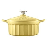 buydeem emaliowane naczynie żeliwne 2,9l, model cp521, kolor mellow