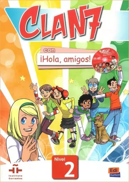 Clan 7 Con Hola Amigos 2. Podręcznik + Kod zdjęcie 1