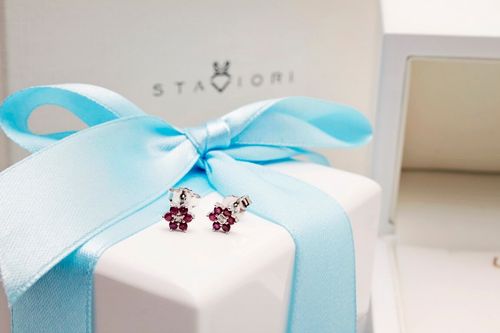 Złote kolczyki KBD0946 - Diament na Arena.pl