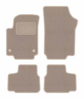Dywaniki welurowe LUX beżowe Seat Mii 2011- hatchback z mocowaniami
