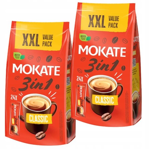 Mokate Kaffee Classic 3w1 2 x 408g zdjęcie 1