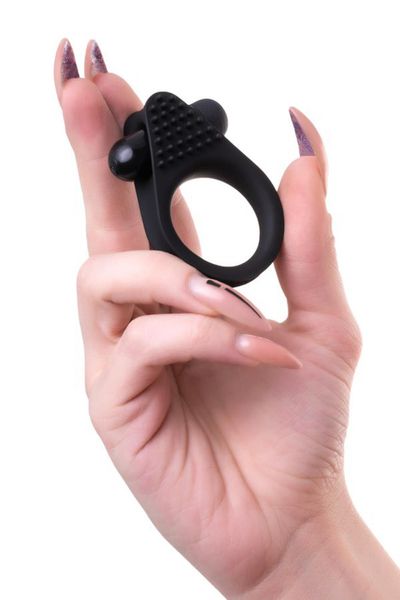 A-Toys Brid Cock Ring, Black zdjęcie 8