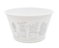 DONICZKA OSŁONKA METALOWA NA DONICZKĘ BIAŁA 9 cm