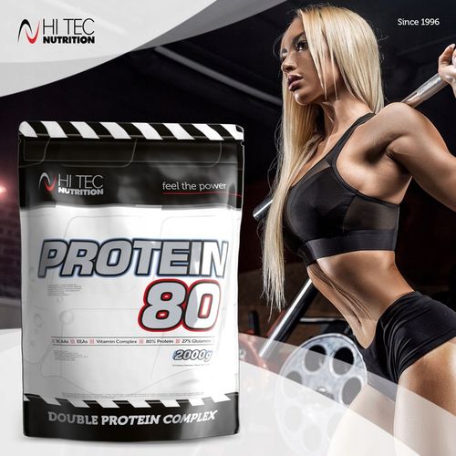 HI TEC Protein 80 2000 g BIAŁKO WHEY WPC + BCAA na Arena.pl