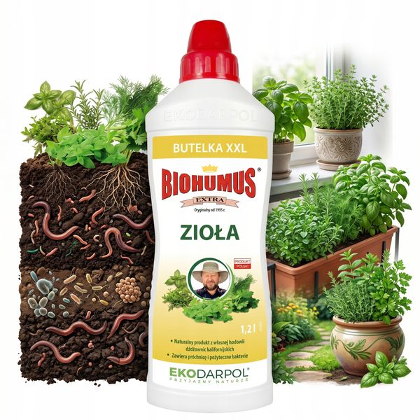 EKODARPOL BIOHUMUS EXTRA Zioła 1,2L zdjęcie 2