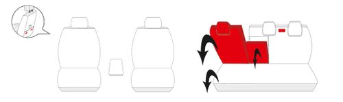 Nissan Qashqai II FL od 2017 Pokrowce dopasowane na miarę na Arena.pl