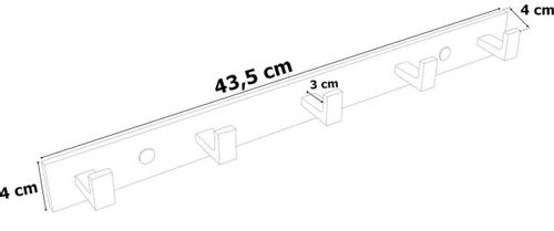 Wieszak loft Psino czarny na Arena.pl
