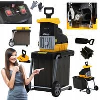 ROZDRABNIACZ ELEKTRYCZNY DO GAŁĘZI FREZOWY RĘBAK 3800W 44mm SAMOZASYSAJĄCY