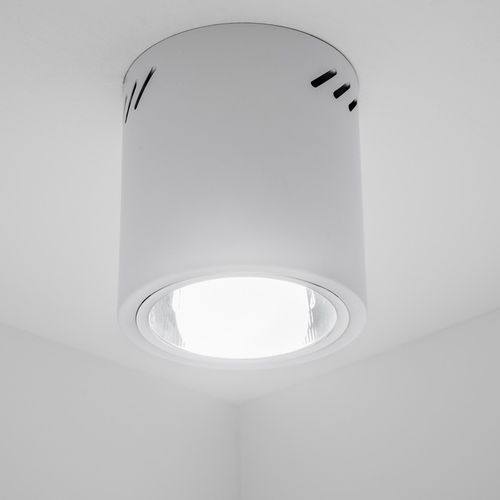 Oprawa Natynkowa Lampa Sufitowa SPOT DUŻA TUBA LED E27 Okrągła Walec na Arena.pl