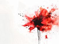 Plakat 20x15cm Płynna Akwarela