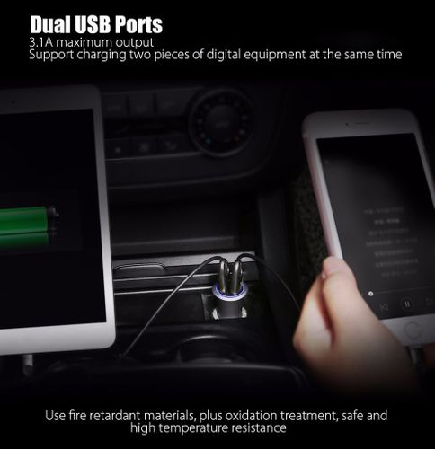 BASEUS | ŁADOWARKA SAMOCHODOWA | 2X USB | 3.1A na Arena.pl