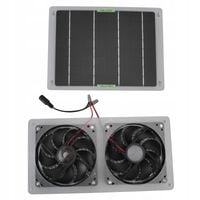 ZESTAW WENTYLATOR ZEWNĘTRZNY Z PANEL SOLARNY 12V 2A 100W