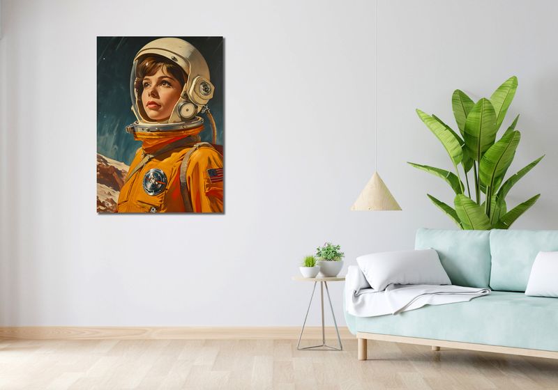 Obraz 70x100cm Pionierka Kosmosu zdjęcie 2
