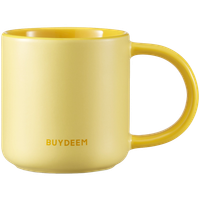 BUYDEEM Kubek ceramiczny 300ml, model CD1018, kolor Mellow Yellow