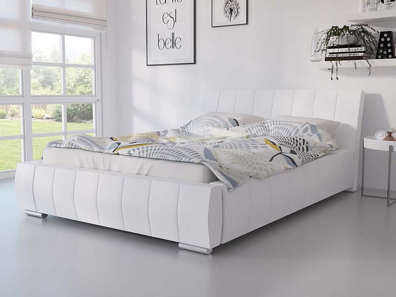 DUŻE ŁÓŻKO DO SYPIALNI 180X200 Z POKEMNIKIEM NA POŚCIEL zdjęcie 4