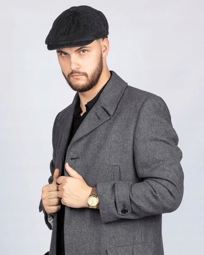 KASZKIET Męski Alessio Stylowy Elegancki NEWSBOY CAP Jesień Zima RETRO na Arena.pl