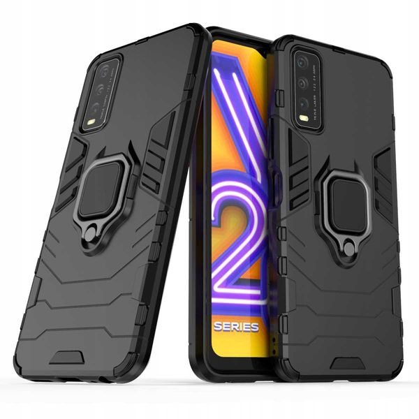 Spacecase X-Ring Vivo Y11S/Y20S Czarny zdjęcie 3
