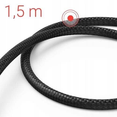 Kabel HAMA Ładujący/data Fabric USB-A - Lightning 1.5m Czarny na Arena.pl