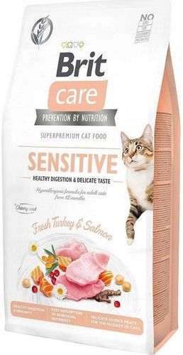 BRIT CARE CAT Grain-free Sensitive 2kg INDYK ŁOSOŚ na Arena.pl
