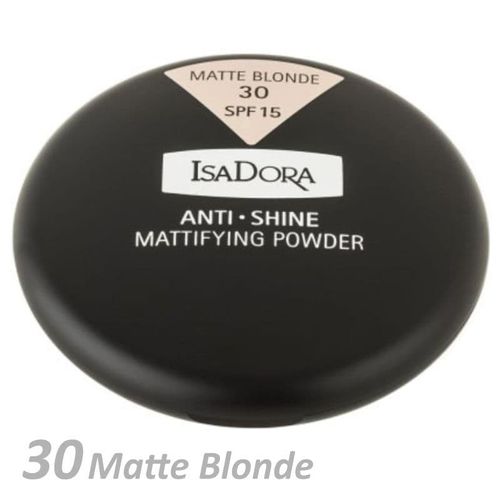 IsaDora Anti-Shine Mattifying Powder SPF 15 10g numery - 30 na Arena.pl