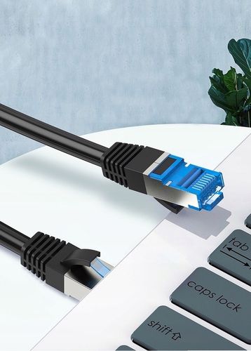 KABEL SIECIOWY LAN PATCHCORD ZŁOTY MIEDŹ + SFTP CAT7 ROUTER kat 7 RJ45 20M na Arena.pl