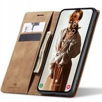 ELEGANCKIE ETUI Z KLAPKĄ SPACECASE WALLET SKÓRZANE DO GALAXY A32 5G + SZKŁO