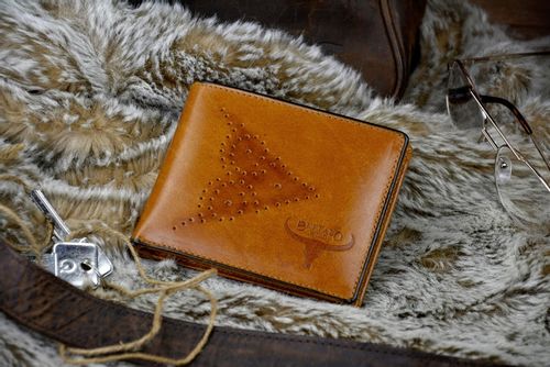 Oryginalny Portfel Męski Skórzany Brązowy Buffalo Wild RFID Poręczny na Arena.pl