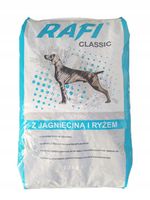RAFI CLASSIC SUCHA KARMA DLA PSA JAGNIĘCINA 10KG