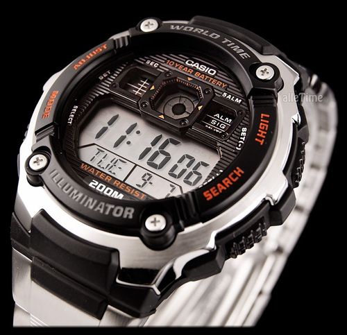 Casio NEON AE-2000WD-1A 20BAR + PUDEŁKO na Arena.pl