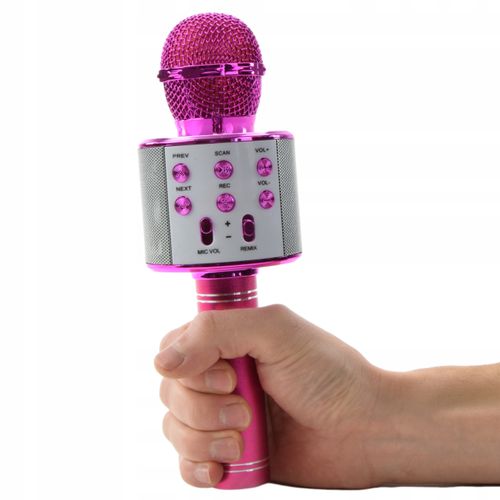 MIKROFON BEZPRZEWODOWY KARAOKE BLUETOOTH USB AUX na Arena.pl