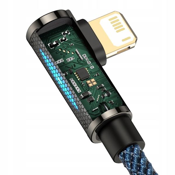 BASEUS Kątowy Kabel USB Lightning Apple Iphone 2m zdjęcie 6