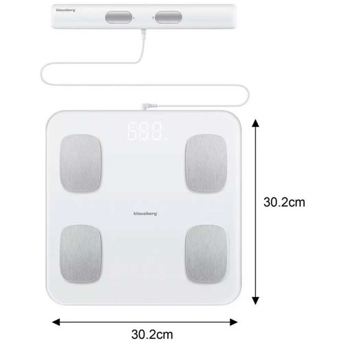 analityczna waga łazienkowa smart ios android klausberg kb-7853 na Arena.pl